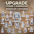 Path Gaming 20-Piece Unpainted Miniatures Set – 28 mm Fantasy Heroes, Monsters & NPCs for Dungeons & Dragons
