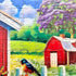 300 Piece Jigsaw Puzzle - Vibrant Farm Garden Cottage for Adults and Kids