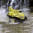 Kid Galaxy Amphibious RC Car, Mega Morphibians Crocodile, All Terrain Remote Control Toy, 2.4 Ghz, Yellow & Black