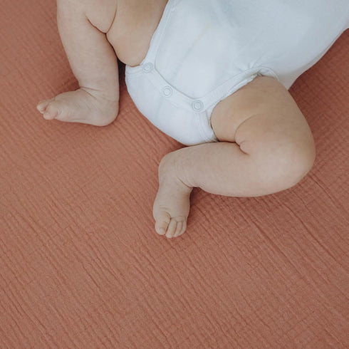 Sheet,2 Pack,100% Sheets,Soft,Breathable,Pack Fitted,Girls,Boys,Pack Fitted,24x38 Dreamology Mini Muslin Crib Cotton