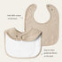 8 Pack Muslin 100% Cotton Baby Bibs, Soft and Absorbent Gender Neutral Set for Feeding and Drooling