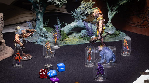 Arcknight Mankind Horde Flat Plastic Miniatures, 31 Unique Human-Themed Enemy Minis for DND
