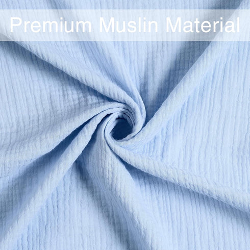 100% Meracorallo Muslin Swaddle Blanket, Cotton Receiving Blanket Soft and Breathable Swaddle Wrap for Baby Boys
