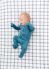 Ledger Design Premium Fitted Knit Crib Sheet by Copper Pearl