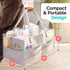 Felt Diaper Caddy - Extra Large Storage for Baby and Toddler Items - Diaper caddy basket - Portable Organizer Easily