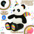 Pandacorn Cute Panda Bear Stuffed Animal - Plush Unicorn Teddy Toy with Rainbow Wings for Kids
