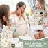 Set New Mom Gift Baby Shower Gifts Basket for Newborn Sage Green Pregnancy Gift for Women After Birth Postpartum