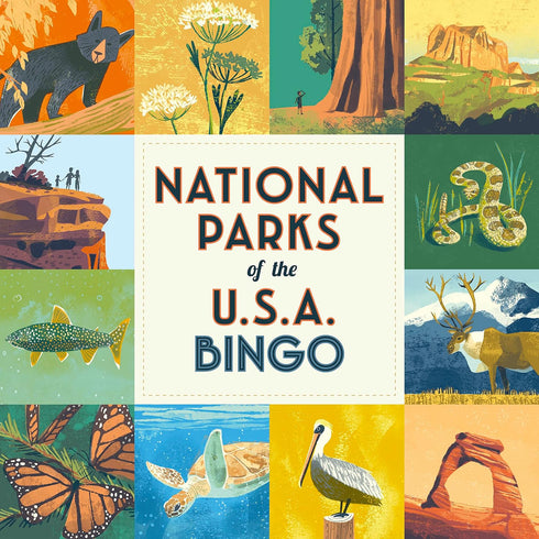 National Parks of The USA Bingo: A Game for Explorers