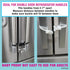 KisCords /4 Pack Baby Safety Cabinet Locks for Handles Child Safety Cabinet Latches for Home Safety Strap for Baby