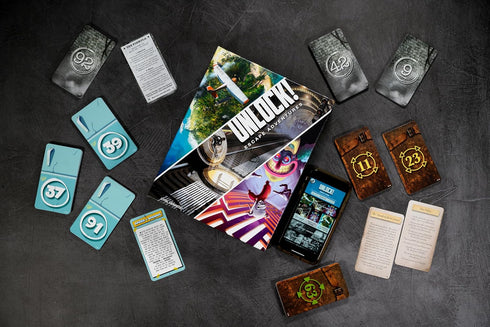 10+, 1-6 1 UNLOCK! Escape Adventures Card Game - Escape Room-Inspired Cooperative Adventure, Fun Family Game for Kids