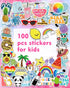 Bekayshad Stickers for Water Bottles, 100 Pack Cute Vsco Vinyl Aesthetic Waterproof Stickers for Teens