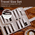 Sondergut Roll-up Suede Backgammon Game, Cream