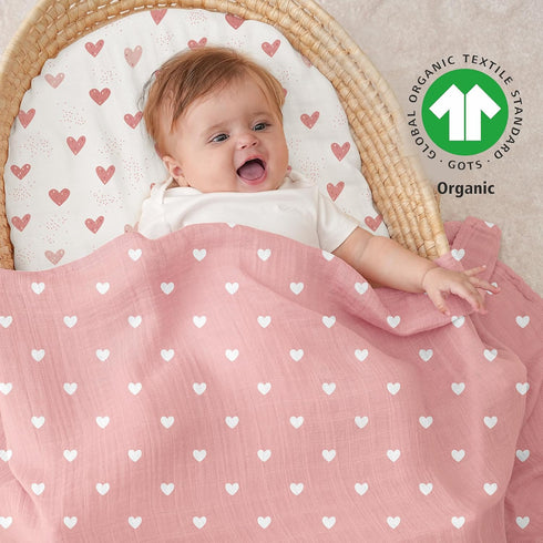 47 47 Inches Yoofoss Muslin Swaddle Blankets, Organic Baby Blankets, x Receiving Blanket for Baby Boys and Girls, Baby