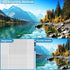 500 Piece Puzzle for Adults - Glacier Park Jigsaw Puzzles for Family Birthday Party