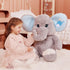 30" IKASA Giant Elephant Stuffed Animal Plush Toy,Large Cute Jumbo Soft Toys,Huge Big Size Fluffy Plushy Fat Oversized