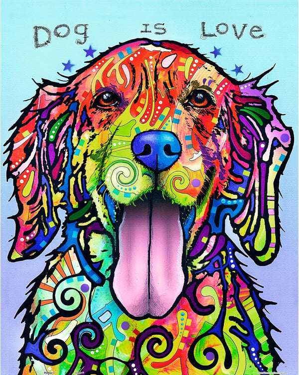 Pintoo Jigsaw Puzzles - 500 Piece for Adults - Dean Russo - Dog Is Love Beautiful Plastic Puzzle
