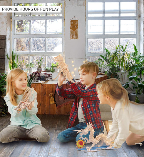 Puzzled 3D Jigsaw Puzzle - 16 Pieces for Ages 4 and Up in Brown
