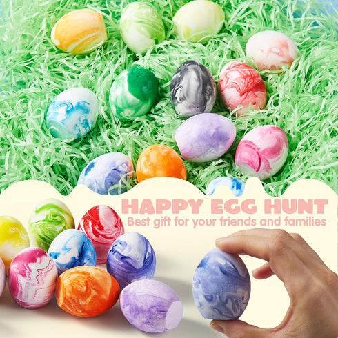 28 Set, JOYIN Pcs Easter Sidewalk Chalk Eggs Easter Eggs Chalks, Gifts for Boys Girls Kids Toddlers Basket Stuffers