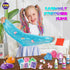 6+ Fluffy Unicorn Slime Kit for Girls, FunKidz Cloud Slime Gift for Ages Kids Fun Slime Making Kit Awesome Craft Toy