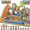 Coodoo Magnetic Blocks - Build Mine Magnet World Mine Train Track Set,