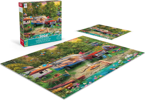 Ceaco - Lakeside Camping - 500 Piece Jigsaw Puzzle