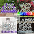 Lovoir 40 Inch Jumbo Silver Letter T Balloon, Big Size Mylar Foil Helium Balloon for Birthday Party Celebration