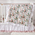 100% Country Brandream Fitted Crib Sheets for Girls Organic Cotton French Rose Floral Toddler Sheets Nursery Bed Sheet