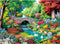 VoYouTwo 300 Piece Puzzle for Adults,Riverside Animal Puzzle for Kids Teen Adults,Spring Flower