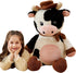 IKASA Giant Cow Stuffed Animal Plush Toy,30 Inches Large Big Jumbo Soft