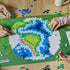 PLUS PLUS Puzzle by Number - 800 Piece Earth - Interlocking Mini Puzzle Blocks for Kids, Construction Building