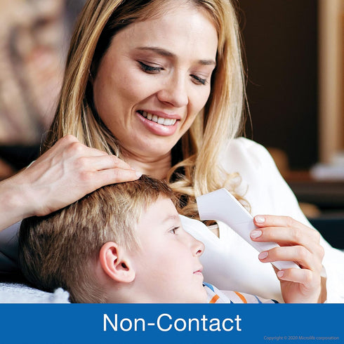 Microlife Non-Contact Digital Infrared Forehead Thermometer, Large Backlit LCD Screen, Fever Alarm, Accurate Readings