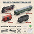 Set Sets Set 3 4 5 6 7 8+ Train with More Tracks & Carriages, Luxury Train Toys with Smoke, Light and Sound, Christmas