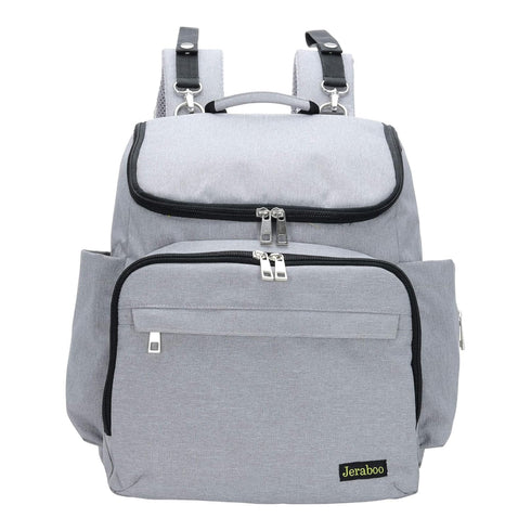 Jeraboo Backpack Diaper for Mom and Dad - Stylish Designer Diaper Bag for Women and Men, Boys and Girls - Baby Bookbag