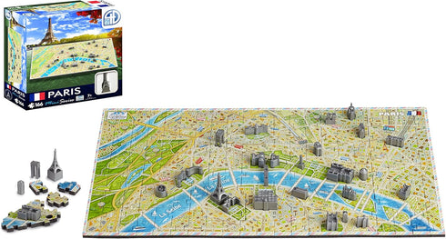 4D Cityscape Mini Puzzle - Paris - 166 Piece