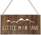 OICPYD Little Man Cave Wall Sign, Woodland Boy Nursery, Toddler Boys Room, Baby