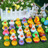 Diteryy 30 Pack Ducks-2.3 Inch Summer Easter Rubber Bulk Floater Ducks for Ducking Assortment Rubber Duckies for Kids