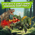 5-7,2.4G 4-7 3-5 Remote Control Robot Dinosaur Toys for Kids Electronic RC Walking Dinosaur Pet for Boys with Spray