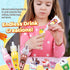 20 8-12, PCS Miniature Drink Marker Kit, Miniature Food Toys, Kitchen Pretend Food DIY Crafts Kits for Kids Ages Girls