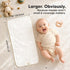 10-Pack 100% 21x10 KeaBabies Organic Muslin Burp Cloths Baby Boy, Girl Cotton Muslin Burping Cloths for Babies