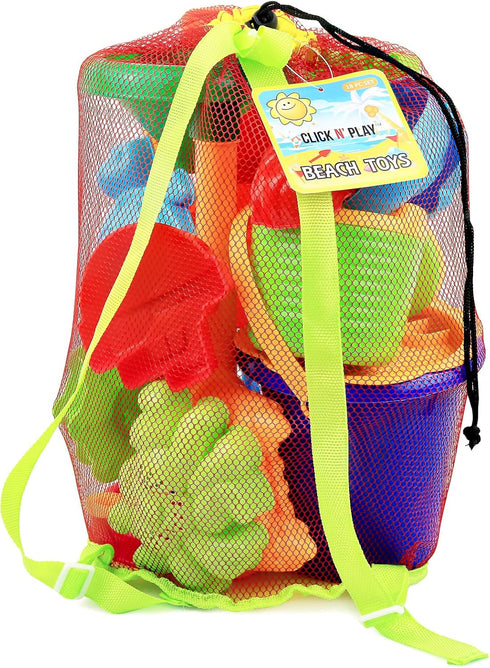 Click N' Play CNP30312 Beach Sand Toy Set, 18 Piece