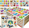 QUOKKA Wooden Puzzles for Toddlers 1-3 - 6XSET Toddler Puzzles Ages 2-4
