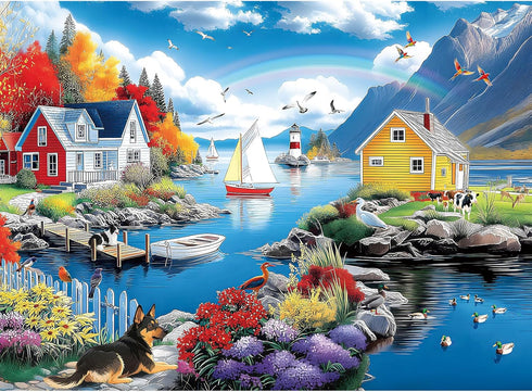 ZSYCZAO 300 Piece Puzzles for Adults, 300 Piece Puzzles for Adults Large Piece,