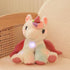 11'' Hopearl LED Musical Stuffed Unicorn Adorable Lighting Up Singing Plush Toy Adjustable Volume Lullaby Animated