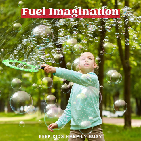 Set, 48 Summer JOYIN Big Bubble Wands Pcs Giant Bubble Maker with Tray Bulk for Kids Adults Gifts, Outside Toys, Easter