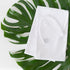2 Set, Ely's & Co. Cotton Knit Jersey Swaddle Blanket and Beanie Gift Large Receiving Blanket - White