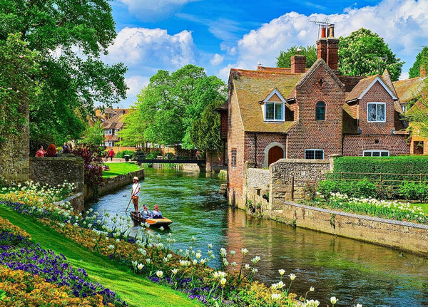 HUADADA Jigsaw Puzzles for Adults, 1000 Pieces, Westgate Gardens, Home Decor Birthday Party Gift Toy