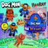 Raymond Geddes Dog Man 3D Puzzle Eraser, Tub of 24