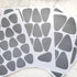 Vieli Arte Hand Drawn Triangles Wall Vinyl Sticker Decal - 67 pcs Adhesive Tribal Triangle for Kids Bedroom Decor
