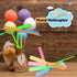 210 Pcs Plastic Flying Helicopter Toys Set, Hand Helicopter Hand Rub Flying Propeller Toys for Kids