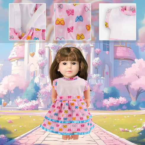 AISYAH Clothes,12 Sets 12 13 14 Inch Girl Doll Doll Clothes Dress for Dolls, Lovely Baby Doll Outfits Accessories